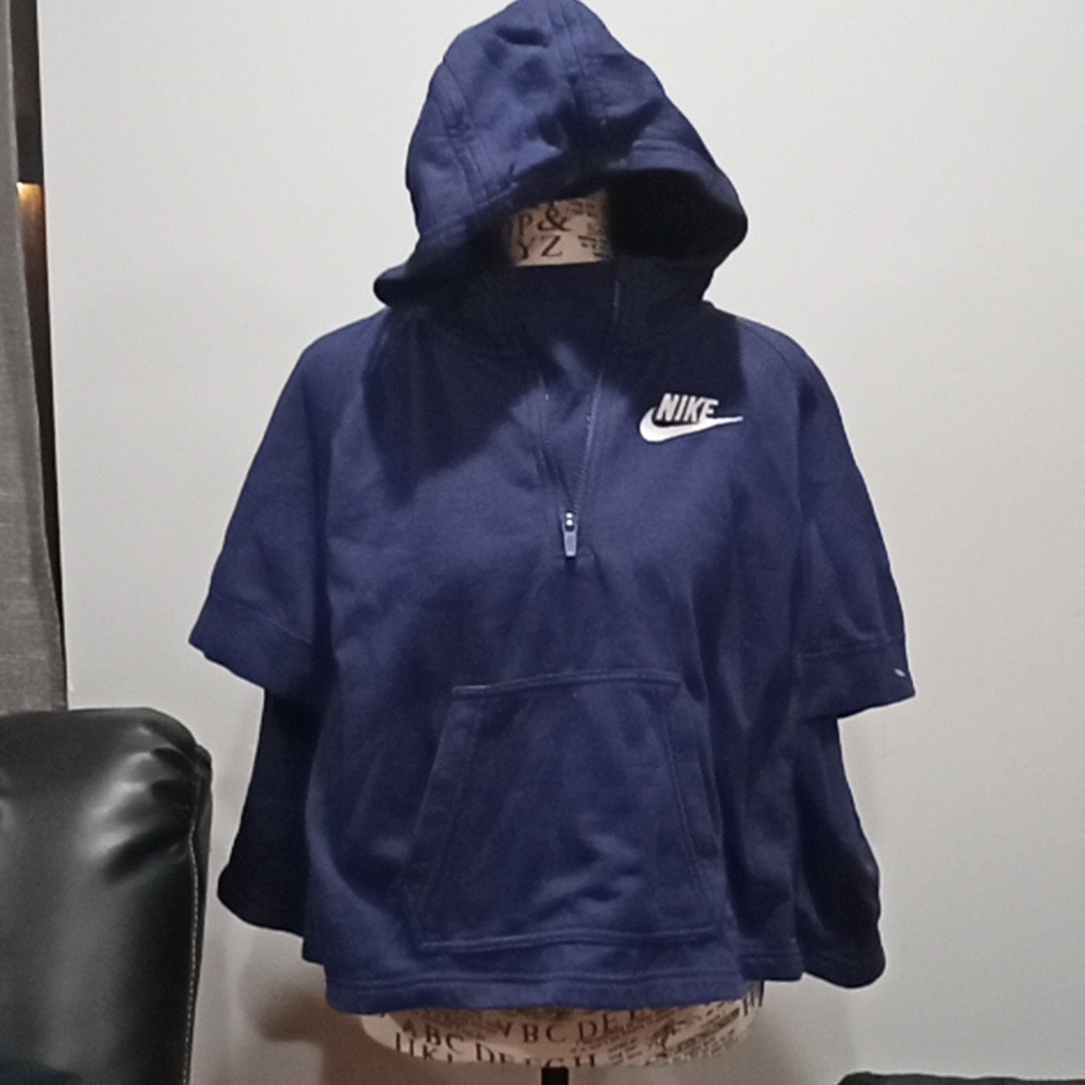 😍NWOT Women's Nike Navy Zip Crop Sweatshirt😍